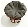 HUIZHENSHENG Fodera Per Cuscino Per Sedia Papasan ,Resistente All'acqua Fodera Per Cuscino Morbido Papasan Con Cerniera Rimovibile Per La Decorazione Di Mobili Pe(Size:110cm (43.3 in）,Color:grigio scuro)