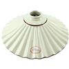 fd-bolletta arredamento e illuminazione Ricambio paralume, ceramica bianca, paralume lampadario, ricambio ceramica vintage, bordo marrone vf5 Misure:H 9cm,Ø piatto 28cm,Ø esterno imboccatura 5cm