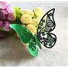 Wambere, 50 segnaposti a forma di farfalla, per nome, per bicchieri, per decorazione da tavola, per matrimoni, feste, decorazione della casa, segnaposto laser, verde A