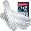 BKSAI 6Pz Magnete Potente Adesivo Magneti al Neodimio N33 Infrangibili | 58x10x2mm Adesivo Piatto Magnetico Striscia per Lavagna Bianca, Decorazione, Frigorifero Cucina e Casa Componenti Fissi