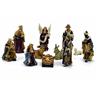 2s Presepe Completo Natività Personaggi 12 cm, 11 soggetti in Resina alt qualità ideale per presepi da esposizione