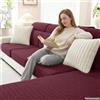 Ystyle Copriseduta Divano (1 Posto Grande, Rosso Vino) | Universale Copricuscini Per Divani, Tessuto Elasticizzato Geometrico, Protezione Antigraffio, Antiscivolo, Lavabile