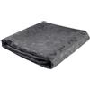 SaRani Tessuto Raso Damascato Ghirigori Floreale Rasatello Lucido per Tappezzeria e Tendaggi Altezza 280cm (Antracite, 2,60 metri pretagliati)