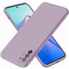 EASSGU Custodia per OPPO A94 5G (6.43 Inches), Cover Morbida in Silicone TPU - Erba Viola