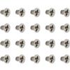 Briny River 100 Pezzi M2 X 3 Mm Viti A Testa Svasata Phillips Nichelate per Laptop PC Elettronica Progetti Fai da Te