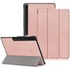 DINGGUAGUA Custodia per Samsung Galaxy Tab S10/S9/S8 Ultra 14.6 Zoll SM-X920/X926B/X910/X916B/X918U/X900/X906 Tablet, Cover con Funzione Supporto e Auto Sveglia/Sonno, Oro Rosa