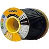 Televes 212701, Cavo coassiale Acciaio-Rame CXT1, Nero, PVC (Bobina Legno 100 m)