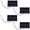 OTOTEC 4 Pannelli Micro Solari Fotovoltaici 60 X 80 Mm 1,5 V 0,65 W Pannelli Solari In Miniatura Celle Fotovoltaiche Luce Solare Giocattoli Per Energia Solare Progetti Scientifici Domestici Fai Da Te