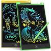 TECJOE Lavagna da scrittura LCD, 2 pezzi, tablet da 8,5 pollici, per bambini e adulti, cancellabile, riutilizzabile, con tasto cancellabile (giallo e verde)
