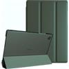 TechDealsUK Custodia per Samsung Tab A8 10,5 pollici (2021) SM-X200 SM-X205 Smart Cover con Sleep/Wake magnetica per Galaxy Tab A8 10.5 (verde smeraldo)