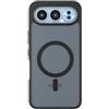 GIOPUEY Cover Magnetica per Honor 500 PRO， Compatibile con MagSafe， PC+TPU Finitura Antiurto Protettiva Cellulare Custodia - Black