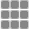 OTOTEC 20Pcs Pezzi di Accessori per Ventole Antipolvere in Rete 40x40x0,5 Mm per Case del Computer Neri