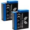 SK Games SK - 2 batterie di ricambio per GoPro, 1250 mAh, Hero 8, Hero 7, Hero 6, Hero 5, Black 2018, AHDBT-801, AHDBT-501, AABAT-001, Hero8, Hero7, Hero6, Hero5, Hero2018