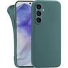 MyGadget Cover per Samsung Galaxy A55 5G - Custodia Protettiva in Silicone Morbido - Case TPU Flessibile - Ultra Protezione Antiurto & Antiscivolo Verde Oliva