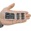 Lerdisk 6 schede Micro SD da 4 GB di massa Micro SDHC con adattatore SD prodotto da licenza (4 GB C6)