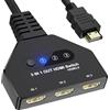AUKOKIOULA Switch HDMI 3 in 1 Out, 4K @60hz HDMI Splitter, commutatore HDMI a 3 vie supporta Full HDCP2.2 1080P 3D, splitter HDMI 1 in 3 out, compatibile con Xbox/roku/Stick/HDTV/PS4/PS5/Mac/Win/Linux