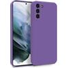 MyGadget Cover per Samsung Galaxy S21 - Custodia in Silicone Morbido a Doppio Strato - Case con Protezione Fotocamera & Fodera Interna Antigraffio - Lilla