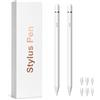 Xpencifan Confezione da 2: penna stilo per Apple iPad 2018-2026, ricarica magnetica per iPad Pencil di seconda generazione e prima generazione con sensibilità all'inclinazione e rifiuto del palmo, matita per
