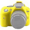 ZORSOME Compatibile con Nikon D5300 custodia per fotocamera, custodia protettiva in gomma siliconica compatibile con Nikon D5300 (giallo)