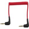 OTOTEC Cavo Microfono Da 3,5 Mm Di Ricambio Compatibile Con Rode Wireless Go VideoMic GO 2/ VideoMicro Cavo Da 3,5 Mm Maschio A Maschio TRS A TRS Audio Microfono Aux Mic