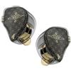Fanmusic TANGZU WAN ER Cuffie in-ear con driver dinamico da 10 mm con microfono… (nero, con microfono)