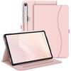 Fintie Custodia per Samsung Galaxy Tab S10 Lite, S10 FE, S9 FE 5G da 10,9"/Tab S9 da 11", con porta S Pen, visualizzazione multi-angolo, custodia protettiva con tasca, auto sleep/wake, oro rosa