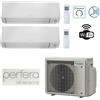 Daikin Italia GARANZIA ITALIA Climatizzatore Condizionatore Dual Split 12+12 DAIKIN R32 Perfera ALL SEASON 12+12 2MXM68A + 2x FTXM35A WIFI