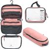 TRIPPED Travel Gear Set di trousse da toilette: borsa da toilette da viaggio da appendere + 311 TSA Cosmetic Liquid Bag + custodia organizer per accessori ultraleggera