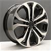 Ford CERCHIO IN LEGA FORD PUMA 17" Y DESIGN NERO TAGLIO DIAMANTATO 2393238 ORIGINA...
