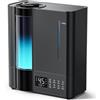 AROEVE 8L Umidificatore Ambiente Calda/Fredda Grandi Ambienti Luce 7 colori | 60H/25dB Silenzioso, Diffusore Aromi, Igrostato Smart, Top-Fill, 1-24H Timer per Bambini Stanza Bimbi Piante Sollievo Rapido