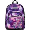 Seven Zaino Scuola Adavanced Detach, Viola, Bubble Street, Doppio Scomparto Con Tasca Staccabile Uso Zainetto, Tasca Porta PC, Tasca Porta Borraccia, Zaino Medie e Superiori, Bambina Ragazza