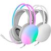 Mars Gaming MH-GLOW, Cuffie 360° Full Chroma RGB Flow, Microfono con Cancellazione del Rumore, Ultralight, Memory Foam, Windows/PS4/PS5/XBOX SERIES X|S/ONE/Mac/Switch/Switch 2/Smartphone/Tablet, Nero