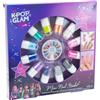 Nice Group - K-POP Glam Star Mini Nail Studio, Set con Smalti a base d'Acqua con Stickers e Gemme per Unghie