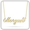 Handmade Collana con nome in argento sterling scritta corsiva | Personalizza questa collana con un nome; un gioiello curato e versatile per lo stile quotidiano.