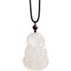ReadJade Collana con ciondolo | Intagliato a mano, Buddha Sorridente, Guanyin Avalokitesvara, Ciondolo Statua, Gioiello Culturale, per Uomo e Donna