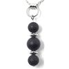 Handmade Collana da donna in acciaio inox con pendente in pietre naturali dallo stile raffinato e senza tempo