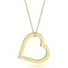 Handmade Collana personalizzabile in argento 925 motivo cuore profilo sottile | Personalizza questa collana con un dettaglio personale; un gioiello curato e versatile per lo stile quotidiano.