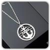 Handmade Collana con dettaglio personalizzato in argento sterling, motivo ancora | Personalizza questa collana con un dettaglio personalizzato; un accessorio versatile dallo stile curato.