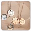Handmade Collana con nome, profilo orecchie, motivo animale, fine | Personalizza questa collana con un nome; un accessorio versatile dallo stile curato.