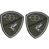 Handmade 2 Patch Scudetto Omerale COMSUPLOG Low Visibility Comando Supporti Logistici