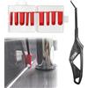ORX PLUS TOOLS ORXPLUS Tools - 10 strumenti per sigillatura in silicone per spazi | Kit di attrezzi da 10 pezzi per giunti sigillanti in aree ristrette. Ideale per finestre e lavandini di bagno e cucina