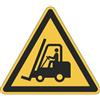 Durable Pittogramma da pavimento "Attenzione passaggio carrelli" DURABLE giallo Ø 430 - R01312