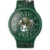 SWATCH Analogico Modello OROLOGIO Marca SB05G104, Verde, striscia