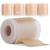 GTAGKOMMEN cerotti silicone cicatrici 4 Rotoli 4cm x 150 cm(pretagliato) silicone scar sheets Ipoallergenico Riutilizzabile Per tutte le cicatrici vecchie e nuove Ammorbidire e levigare le cicatrici