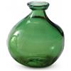 Mud Pie Piccolo vaso di vetro arrotondato spagnolo verde riciclato