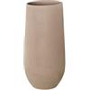 DRW Vaso da Pavimento portaombrelli in Ceramica, Marrone, 50 x 24 x 24 cm