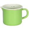 Krüger Haushaltswaren Karl Krüger 17012PAG - Pentola per Latte con beccuccio Juist, Smaltata, 12 cm, Colore: Verde
