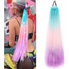 JIAMEISI Extension per capelli a coda di cavallo con elastico per capelli, 1 confezione, lunghezza 66 cm, per ragazze e donne (#3-3) (#X32)