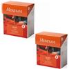 Meridiani® | Tè Rosso Dolce & Legnoso | Pu Erh Tea Bustine | Tè Rosso Pu Erh 100% Naturale - 2 x 15 Bustine di Tè (60 Gr)
