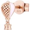 Rosato Mono Orecchino Donna In Argento Con Simbolo Mongolfiera | Collezione Allegra - RZO015